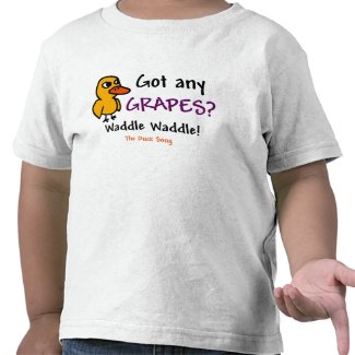 Duck Song t shirt without songdrops logo shirt