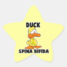 Duck Spina Bifida Sticker