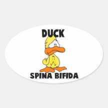 Duck Spina Bifida Sticker