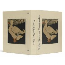 Duck - Square Animals Illustration Binder