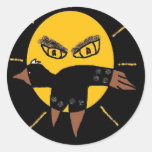 Duck Sun Round Stickers