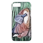 Duck swimming in water painting iPhone 7 case