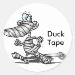 Duck Tape Round Stickers