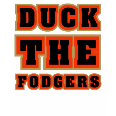 Duck The Fodgers T-shirt by GO_G_MEN