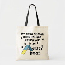Duck Toller Agility Dog Canvas Bag