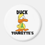Duck Tourettes Syndrome Fridge Magnet
