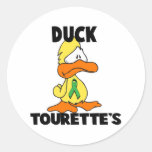 Duck Tourettes Syndrome Sticker