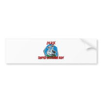 Duck trapped in a human body bumper stickers by AnimalShirts Duck trapped in a human body bumper stickers