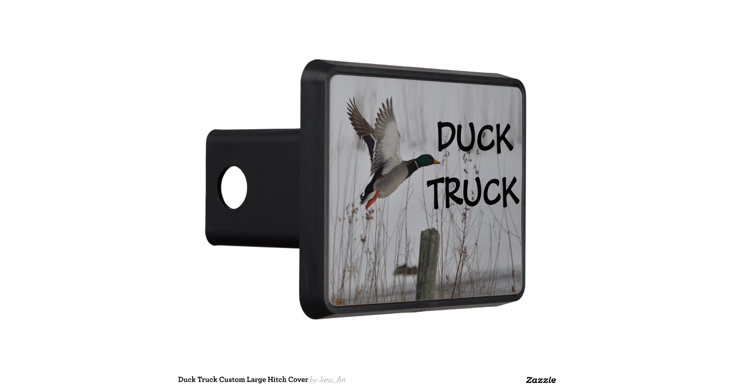 Duck Truck Custom Large Hitch Cover Zazzle
