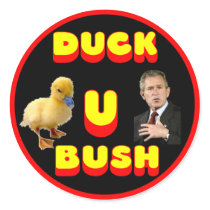 Duck U Bush Sticker