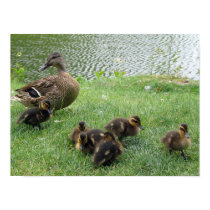 Duck with Ducklings print by original_designs Duck with Ducklings print