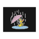 duck with umbrella postcards by doonidesignsanimals duck with umbrella postcards