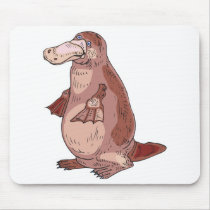 duckbill platypus mousepads by doonidesignsanimals duckbill platypus mousepads