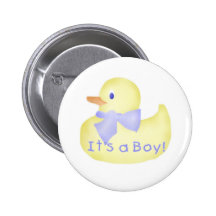 Duckie It's a Boy Buttons