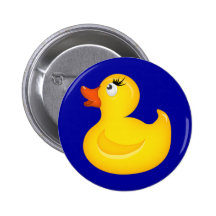 Duckies de goma amarillo pin