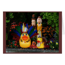 Duckies Give Thanks Greeting Card