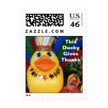 Duckies Give Thanks - (Small Vertical) Stamps