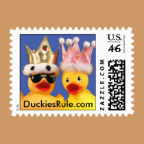 Duckies Rule! Stamp (Small Horizontal) stamps