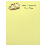 Ducklings:  Buff Orpingtons Customized Letterhead
