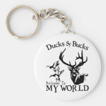 DUCKS & BUCKS KEY CHAINS