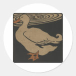 Ducks by the Pond Stickers