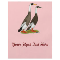 Ducks:  Emery Penciled Runners Full Color Flyer