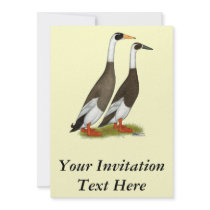Ducks:  Emery Penciled Runners Personalized Invites