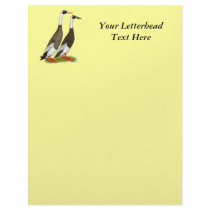 Ducks:  Emery Penciled Runners Custom Letterhead