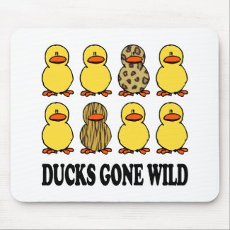 Ducks Gone Wild mousepad