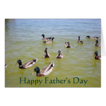 Ducks, Happy Father's Day cards