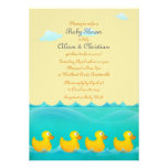 Ducks in a Row Baby Shower Invitation