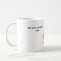 ducks in a row mug