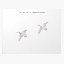 Ducks in Flight Notepad notepads