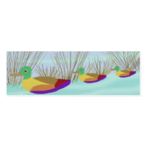 Ducks in the Water Bookmark business cards by Magins Ducks in the Water Bookmark business cards