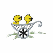 Ducks In Wagon embroidered shirts by ZazzleEmbroidery Ducks In Wagon embroidered shirts