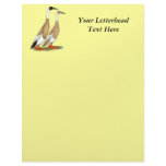 Ducks:  Penciled Indian Runners Letterhead