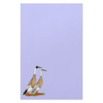Ducks:  Penciled Indian Runners Personalized Stationery