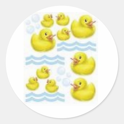 ducks round stickers