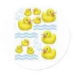 ducks round stickers