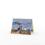 Ducks Watching Geese Thank You Greeting Card