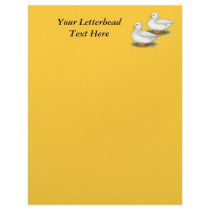 Ducks:  White Calls Letterhead