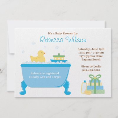 Ducky Baby Shower Invitations on Ducky Baby Shower Invitation By Eventfulcards