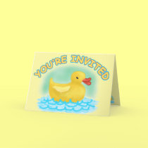 DUCKY BABY SHOWER INVITATION cards by gardensofeve DUCKY BABY SHOWER INVITATION cards