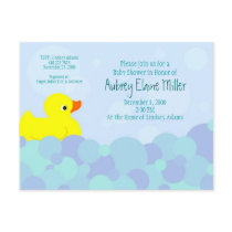 Ducky Bubble Bath Post Cards