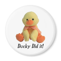 Ducky Did It! magnets