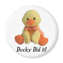Ducky Did It! magnets