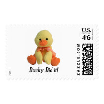 Ducky Did It! postage