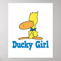 Ducky Girl Poster