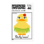 ducky LUAU birthday stamp