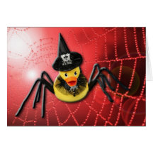 Ducky Spiderwoman! Greeting Card